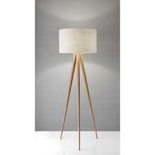 Adesso Tripod Director Floor Lamp In 2020 Wood Floor Lamp Floor Lamp Cool Floor Lamps