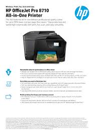 The printer software will help you: Hp Officejet Pro 8710 All In Manualzz