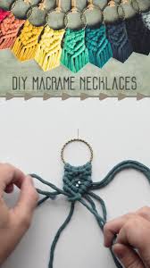 Diy Necklaces Video In 2020 Diy Gifts Diy Necklace Macrame Patterns Tutorials