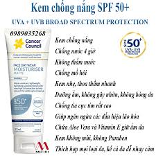 Octocrylene's safety profile is generally quite good, though a review study in contact. Kem Chá»'ng Náº¯ng Cancer Council Face Day Wear Moisturiser Matte Spf 50