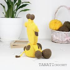Crochet Pattern Of Photo Frame Giraffe Tutorial Pdf File Etsy Desenler Orgu Resim