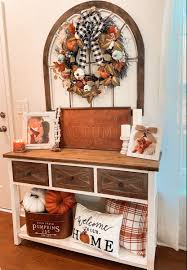 Fall 2020 Entry Table Decor In 2020 Entry Table Decor Fall Living Room Decor Hallway Table Decor