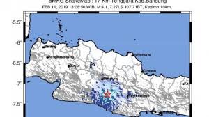 Gempa berkekuatan 4,0 magnitudo guncang bandung malam ini. Kabupaten Bandung Diguncang Gempa Ini Penjelasan Bmkg Bandung Tribun Jabar