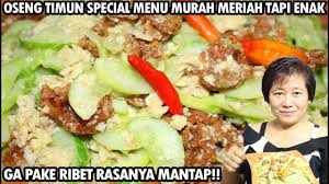Ia hanya mengonsumis satu buah timun dan segelas susu rendah lemak untuk sarpan. Oseng Timun Telur Menu Murah Meriah Tapi Enak Youtube