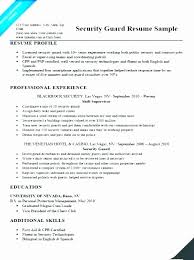 Entry Level Police Officer Resume Lovely 11 12 Resume Samples For Security Guard Job Resume Examples Resume Examples Work Reference Letter