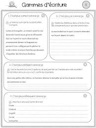 Gammes D Ecriture Ecriture Ce2 Ecriture Cm1 Types De Textes