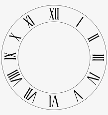 The europeans still used roman numerals even after the fall of the roman empire. Facebook Clipart Black Ring Roman Numeral Clock Face Png Free Transparent Png Download Pngkey