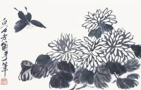artwork by qi baishi chrysanthemum chrysanthemum artwork painting
