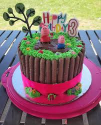 Karina Adams Party Mums Peppa Pig Cake Coles Mud Cake Hack With Betty Crocker Icing Cake Hacks Pig Birthday Cakes Peppa Pig Birthday Cake