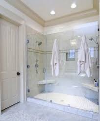 Large 2 Person Glass Shower Luxury Shower Bathroom Design Double Shower