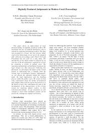 Pdf Digitally Produced Judgements In Modern Court Proceedings