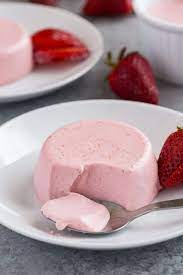 Serves 4 to 6 (depending on glass size) prep time: This Strawberry Panna Cotta Is A Delicious Creamy And Delicate Dessert Ad Comebacknew Easy Summer Desserts Strawberry Panna Cotta Recipe Summer Desserts