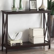Beachcrest Home Stoneford 39 5 Console Table Color Espresso Hall Console Table Furniture Living Room Furniture Sale