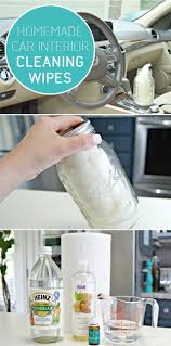 Car Interior Wipes Can Be Expensive And Some Can Even Leave Behind Lint It S Really Easy To Make H Cleaning Car Interior Car Cleaner Interior Car Interior Diy