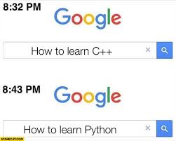 C++ is a compiled language. 8 32 Pm How To Learn C Vs 8 43 Pm How To Learn Python Google Starecat Com