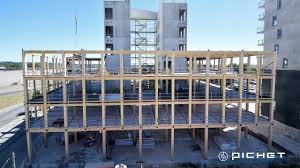 Parking silo de 490 places reconvertible en bureaux et 65 logements. Inauguration Du Plus Haut Immeuble De Bureaux En Structure Bois De France