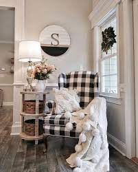 Energy efficient blackout fabric blocks sunlight. Buffalo Check Chair Entryway Farm House Living Room Farmhouse Decor Living Room Home Living Room