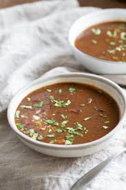 Black Bean And Lentil Soup Instant Pot Vegan Black Bean Soup Recipe Bean Soup Everyday Food Black Bean Soup