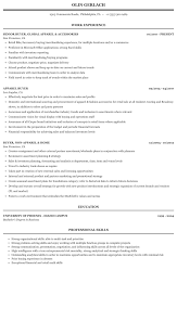apparel buyer resume sample mintresume