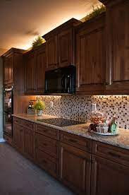 Kitchen Led Lights I Like The Downlights But Not The Uplighting Lightkitchencountertopsbutcherb Above Kitchen Cabinets Kitchen Renovation Kitchen Cabinets