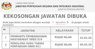 Penolong Guru Tadika Perpaduan Jpnin Di 2020 Guru Periklanan Membaca