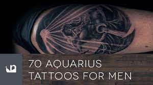 70 Aquarius Tattoos For Men Youtube Aquarius Tattoos Tattoos For Guys Aquarius Tattoo