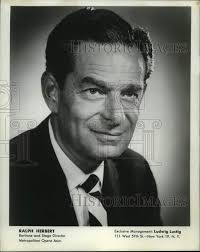 1970 Press Photo Baritone/stage director for Metropolitan Opera Ralph  Herbert.