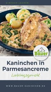 Kaninchen In Parmesancreme Bauer Kaninchen Spezialitaten Rezept Lebensmittel Essen Rezepte Einfache Gerichte