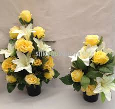 We did not find results for: Artificial Silk Flower Grave Pot Pair Yellow Arrangement Flat Black Round Ebay