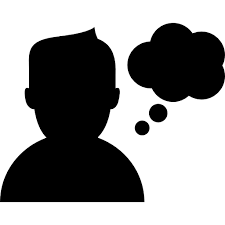 Download Man Thinking Close Up Black Shape For Free Free Icons Vector Free Vector Icon Design