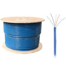 Bulk network cable options are available in 500 feet or 1000 feet spools or boxes. 1000ft Bare Copper 23awg Cmr Cat6a Bulk Cable 7 5mm Od Solid Wire Blue Pi Manufacturing