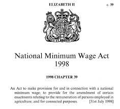 Find out why the minimum. Low Pay Commission On Twitter The National Minimum Wage Act Was Passed On This Day In 1998 The National Minimum Wage Took Effect On 1 April 1999 Following The Lpc S First Report