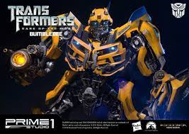 Transformers & robots └ action figures └ toys & hobbies all categories antiques art automotive baby books business & industrial cameras & photo cell phones & accessories clothing, shoes & accessories coins & paper money collectibles. Bumblebee Transformers Dark Of Statue Prime 1 Studio