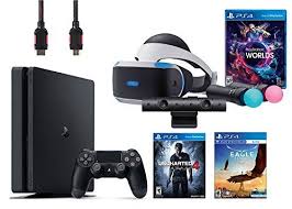 Playstation Vr Launch Bundle 3 Itemsvr Launch Bundleplaystation 4 Slim 500gb Console Uncharted 4vr Ga Playstation Vr Sony Playstation Vr Playstation