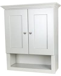 Shaker white wall cabinets with 2 doors and 1 adjustable shelves. Amazing Deals On White Shaker Bathroom Wall Cabinet With 2 Shelves