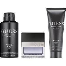 Guess Seductive Homme 3 Pc Gift Set Guess Seductive Seduction Fragrance Gift Set