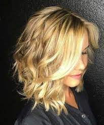 Most Beautiful Mid Length Bob Hairstyles For Women With Thick Hair Hair Styles Angled Haircut Wavy Bob Hairstyles