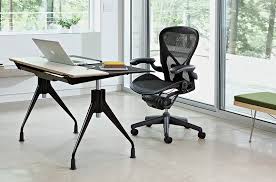 The aeron carbon chair by herman miller provides you with the back support you are looking for during a long day at the office. Jules Seltzer Associates Herman Miller Aeron Chair The Aeron Chair
