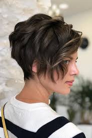 If you want an edgy look, give your hair texture by using pomade or molding paste to get a spiky, cool look like denise welch's hair on the right. Pixie Cut 170 Ideas To Try In 2021 Lovehairstyles Com