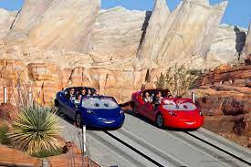 Radiator Springs Racers Ride Is The Signature Attraction In The New Cars Disneyland California Adventure Disney California Adventure Park California Adventure