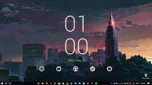 Tokyo Minimalistic Desktop Rainmeter Skin By Setherpiece Computer Wallpaper Desktop Wallpapers Computer Icon Superhero Wallpaper