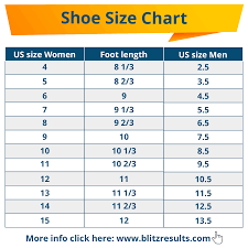 European And American Shoe Size Chart Best Picture Of