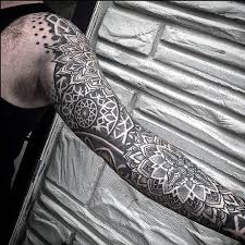A buddha tattoo almost seems to be made for a sleeve piece. Sleeve Men Geometric Tattoo Novocom Top