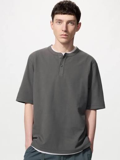 Baju Henley Neck - Baju