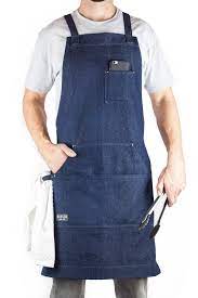 Hdg805d Professional Grade Denim Grill Apron For Kitchen Grill And Bbq Hudson Durable Goods Denim Apron Aprons Patterns Aprons For Men