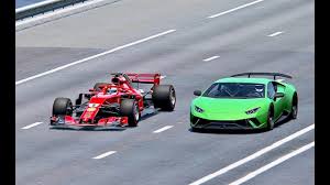 In addition to speed, the aventador was recently named the best luxury car on the. Ferrari F1 2018 Vs Lamborghini Huracan Performante 2019 Top Speed Battle Youtube
