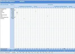 This excel checklist template helps you budget more efficiently and gives you more control over your cash flow. Monthly Bill Organizer Excel Template Payments Tracker By Due Etsy Bill Organization Family Budget Excel Templates