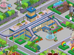 Monorail Station Os Simpsons Estacao De Trem Ideias