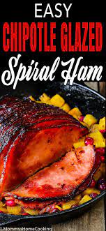 Chipotle Glazed Ham Recipe Ham Glaze Recipe Spicy Ham Recipes With Cooked Ham