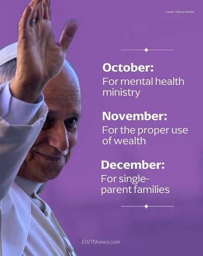 The pope's Worldwide Prayer Network has released Pope Leo XIV's list of prayer intentions for the year 2026. Every month, Pope Leo asks Catholics around the world to pray for a particular